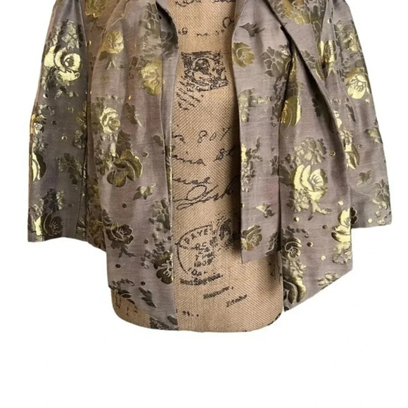 Juicy Couture Gilded Cherry Blossom‎ Tie Jacket 8 NWT - Picture 9 of 9